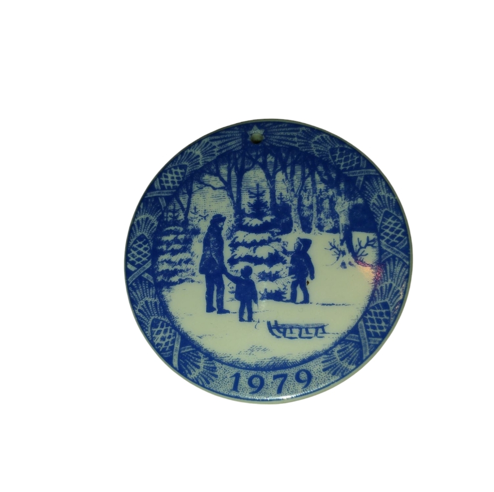 Vintage Royal Copenhagen Blue Decorative Ornament